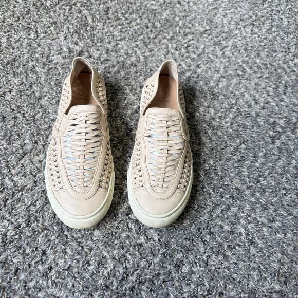 Tory Burch Huarache 2 Slip-On Sneakers Size 8 M Light Pink Leather Shoe Comfort - Picture 2 of 11